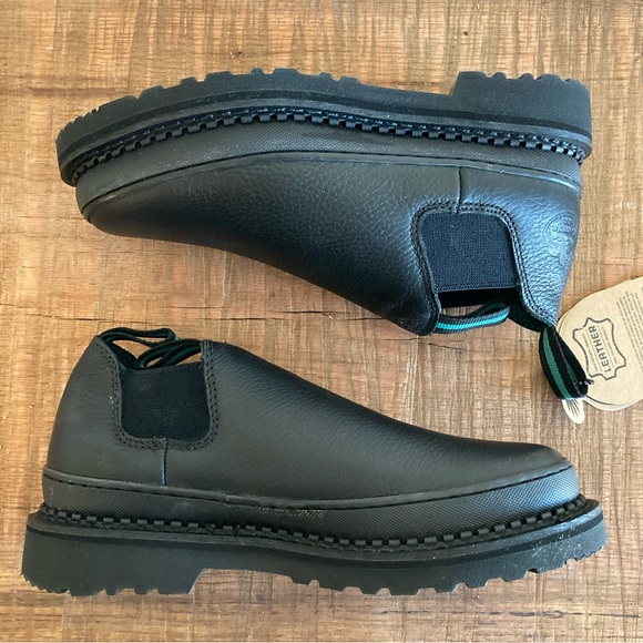 Georgia Boot Men’s Slip & Oil Resistant Work Shoes 7.5 Wide GR270 Romeo NWOB - Picture 10 of 14